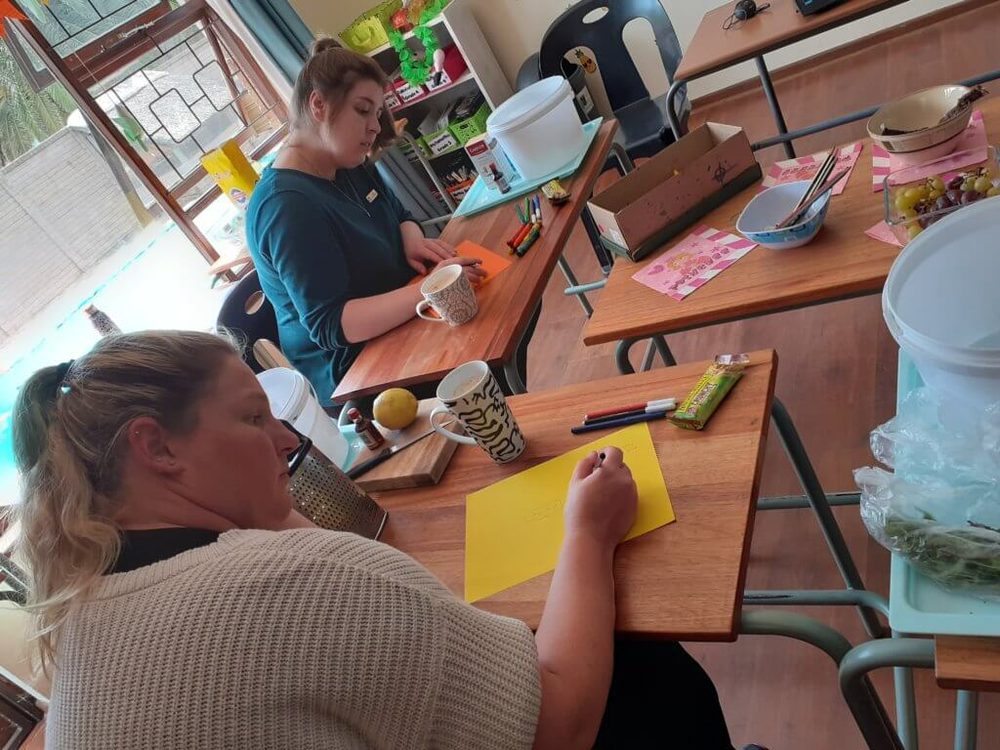 Play-dough workshop at Goldwater