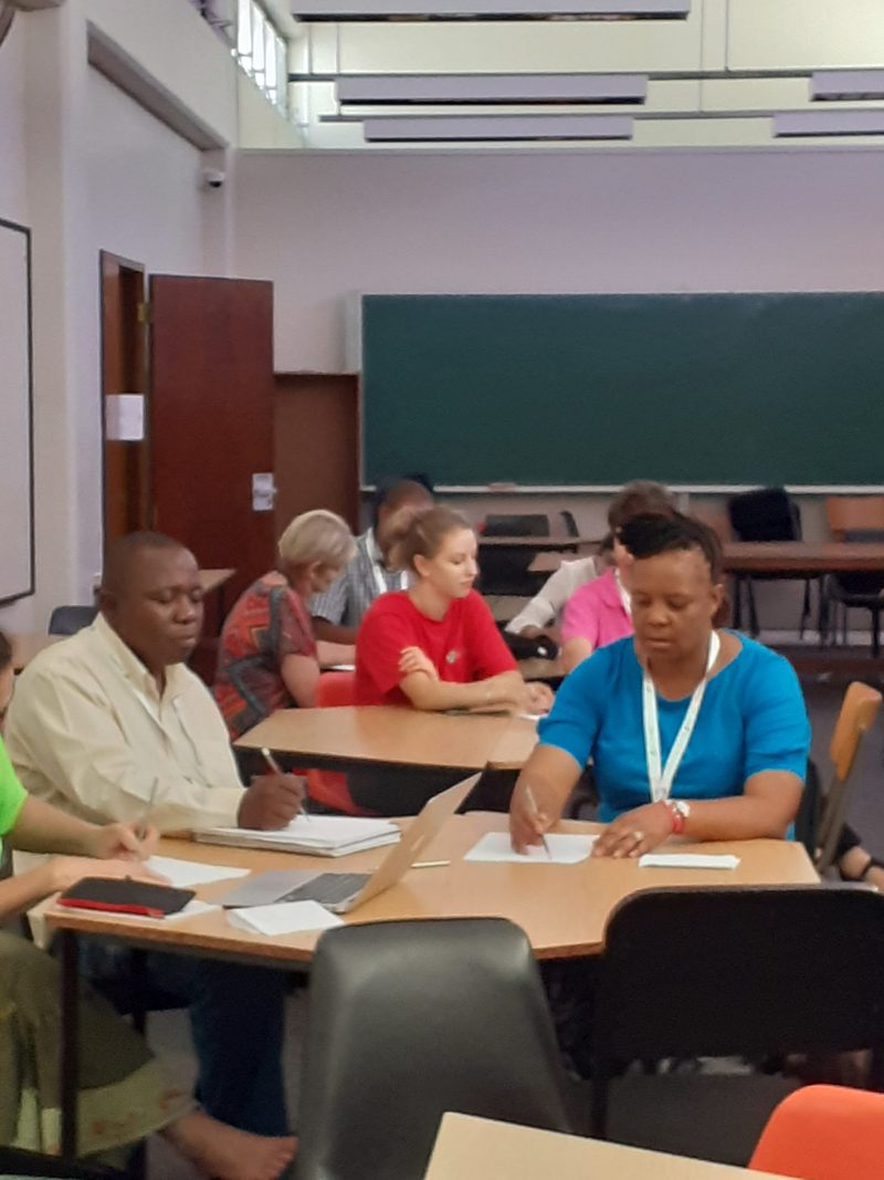 Participants at the talk